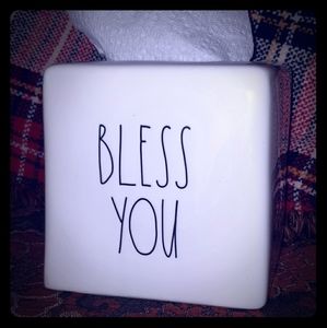 Rae Dunn By Magenta BLESS YOU Tissue Box holder